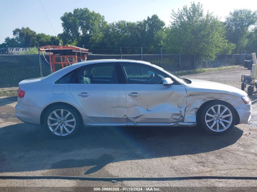 2014 Audi A4 2.0T Premium VIN: WAUAFAFL4EN035190 Lot: 39880205