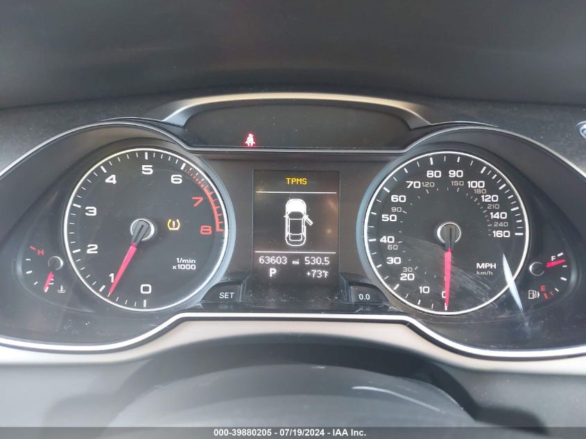 2014 Audi A4 2.0T Premium VIN: WAUAFAFL4EN035190 Lot: 39880205