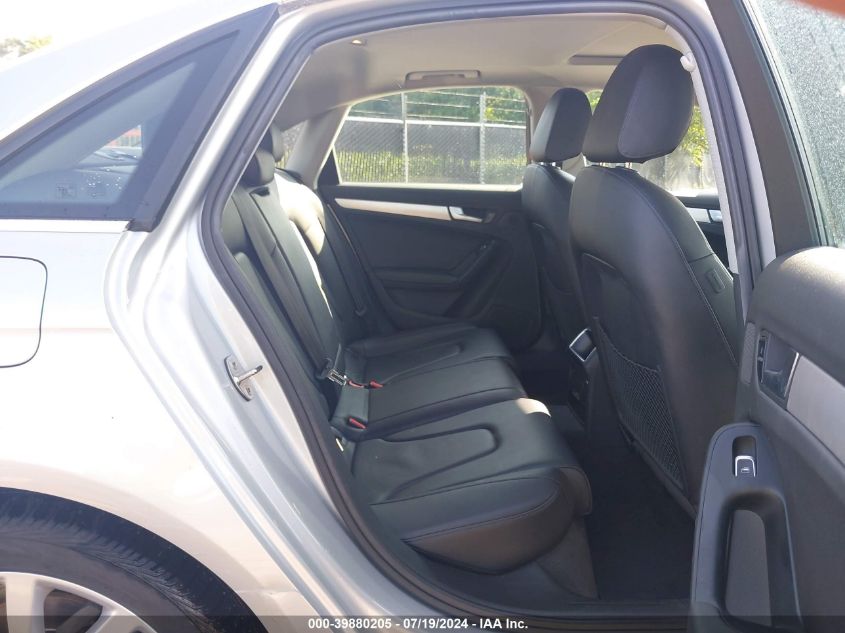 2014 Audi A4 2.0T Premium VIN: WAUAFAFL4EN035190 Lot: 39880205