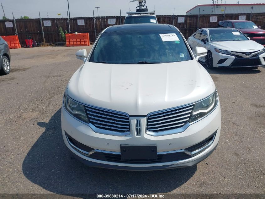 2016 Lincoln Mkx Reserve VIN: 2LMTJ8LR7GBL24221 Lot: 39880214