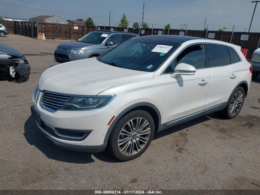 2LMTJHLR7GVL24221 2016 Lincoln Mkx Awd Black Label