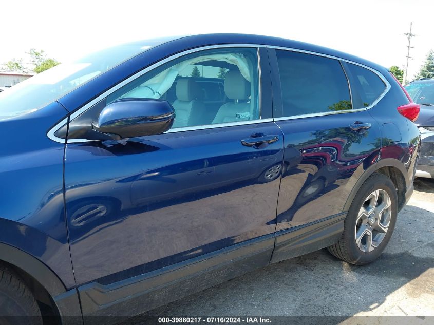 2019 Honda Cr-V Ex-L VIN: 2HKRW2H82KH657707 Lot: 39880217