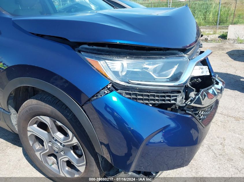 2019 Honda Cr-V Ex-L VIN: 2HKRW2H82KH657707 Lot: 39880217