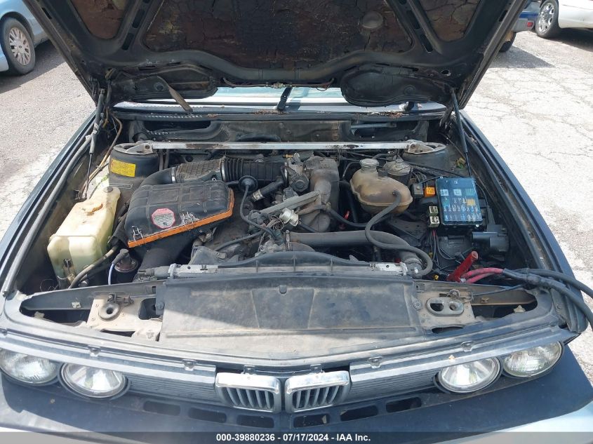 1987 BMW 535 I VIN: WBADC7407H0963949 Lot: 39880236