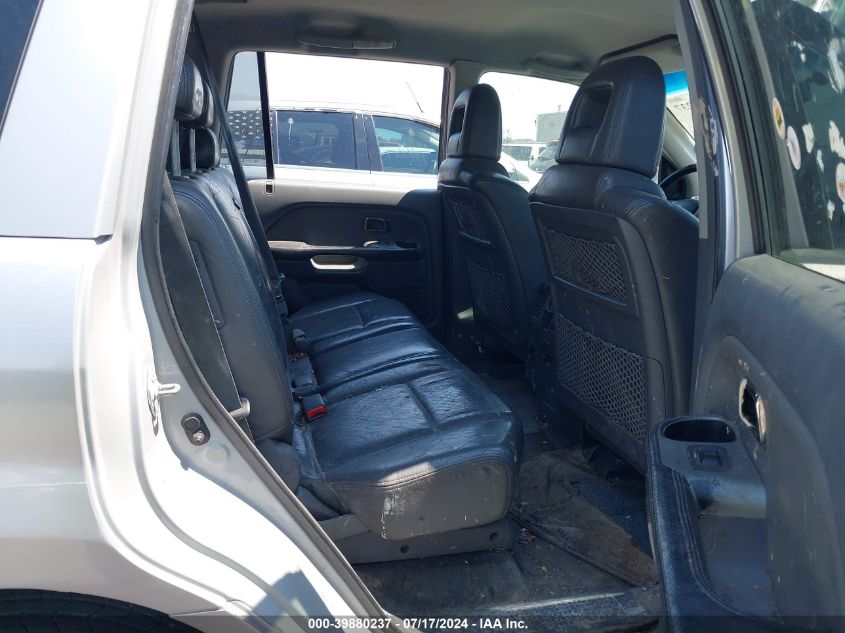 2003 Honda Pilot Ex-L VIN: 2HKYF18563H509752 Lot: 39880237