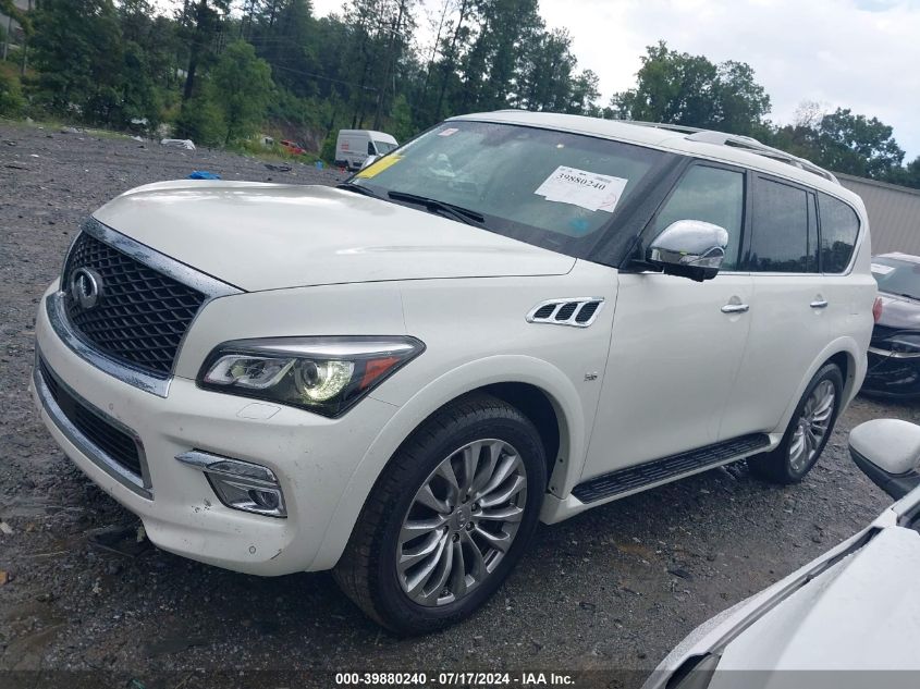 2017 Infiniti Qx80 Signature VIN: JN8AZ2NF0H9646637 Lot: 39880240