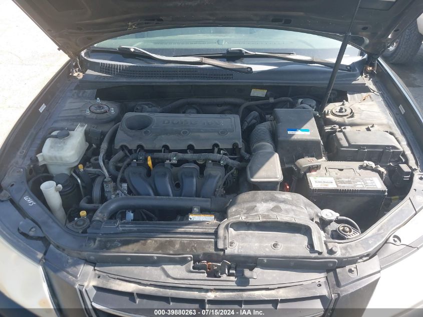 2010 Hyundai Sonata Gls VIN: 5NPET4AC0AH630621 Lot: 39880263