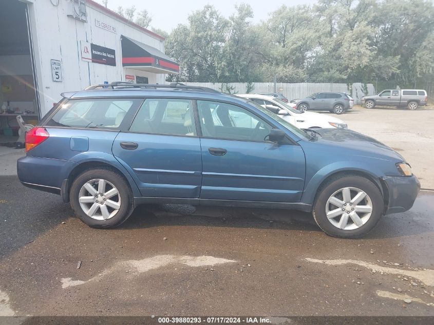 2006 Subaru Outback 2.5I VIN: 4S4BP61C567349974 Lot: 39880293