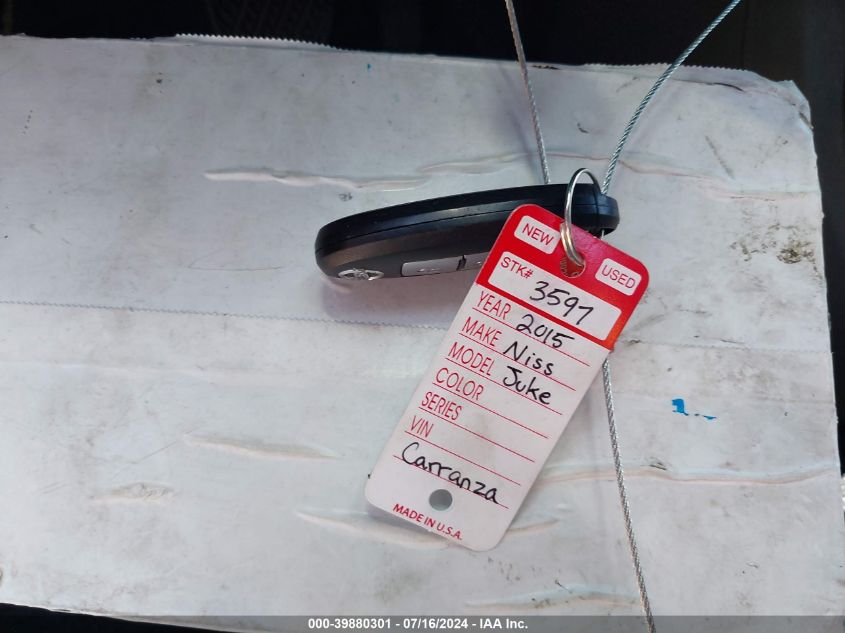 2015 Nissan Juke S VIN: JN8AF5MR5FT508372 Lot: 39880301