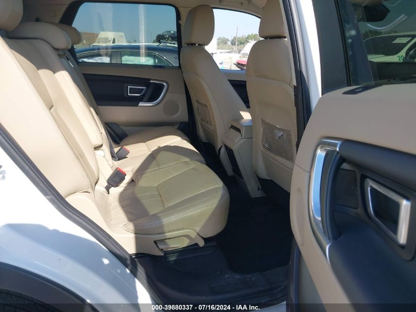 2017 Land Rover Discovery Sport Hse VIN: SALCR2BGXHH636018 Lot: 39880337