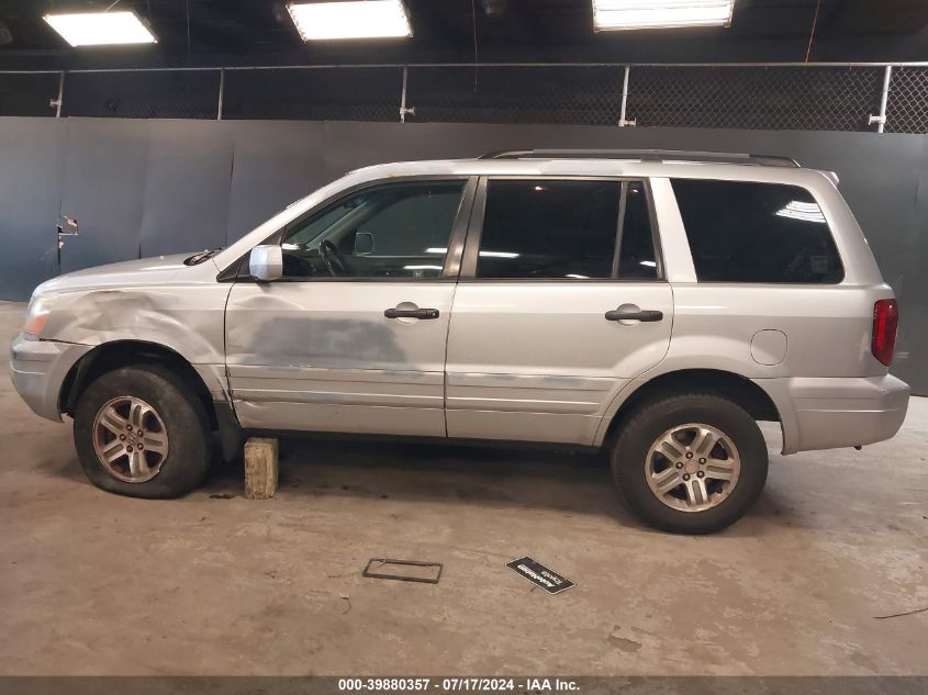 2003 Honda Pilot Ex-L VIN: 2HKYF18563H596472 Lot: 39880357