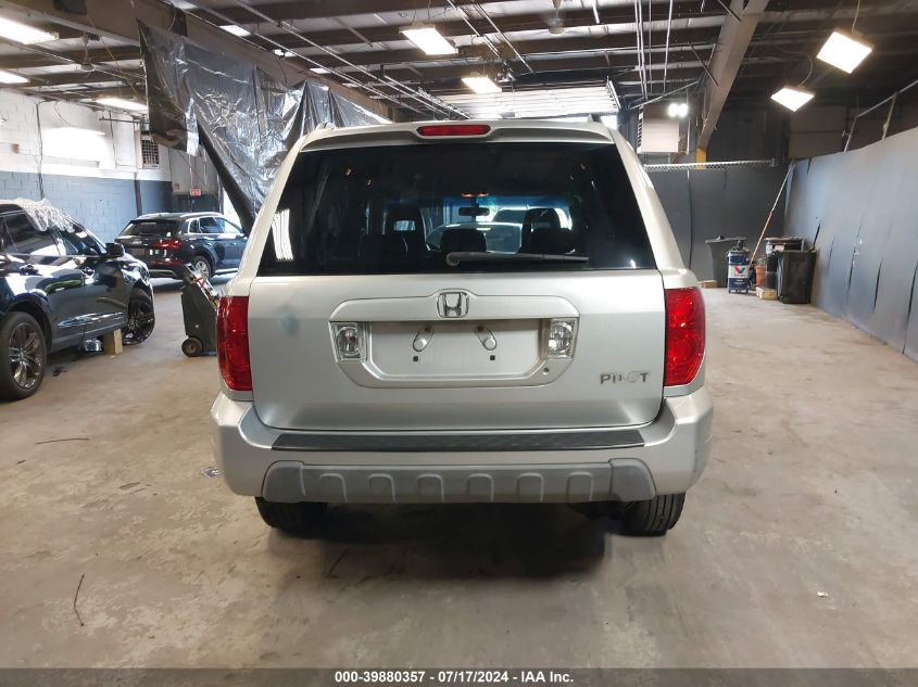 2003 Honda Pilot Ex-L VIN: 2HKYF18563H596472 Lot: 39880357