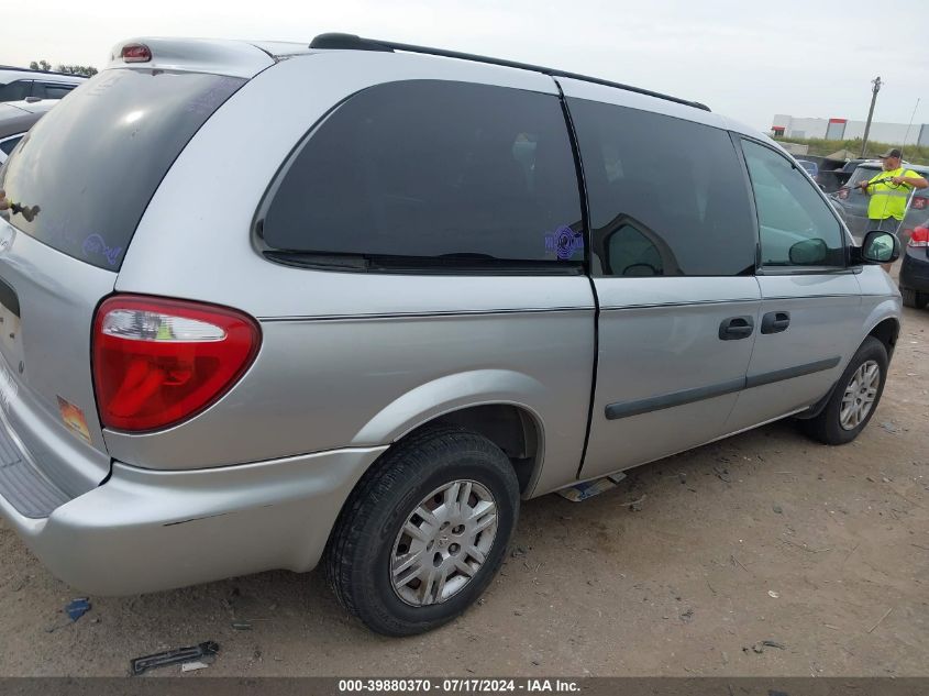 2005 Dodge Grand Caravan Se VIN: 1D4GP24R85B179787 Lot: 39880370