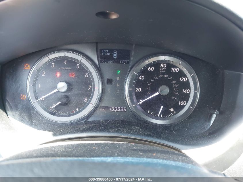 2011 Lexus Es 350 VIN: JTHBK1EG2B2459888 Lot: 39880400