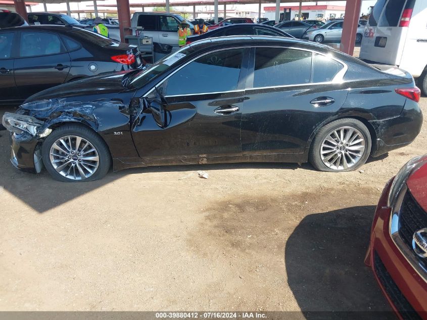 2018 Infiniti Q50 3.0T Luxe VIN: JN1EV7AP4JM352569 Lot: 39880412