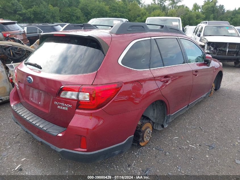 2016 Subaru Outback 2.5I Premium VIN: 4S4BSAFC3G3215094 Lot: 39880429