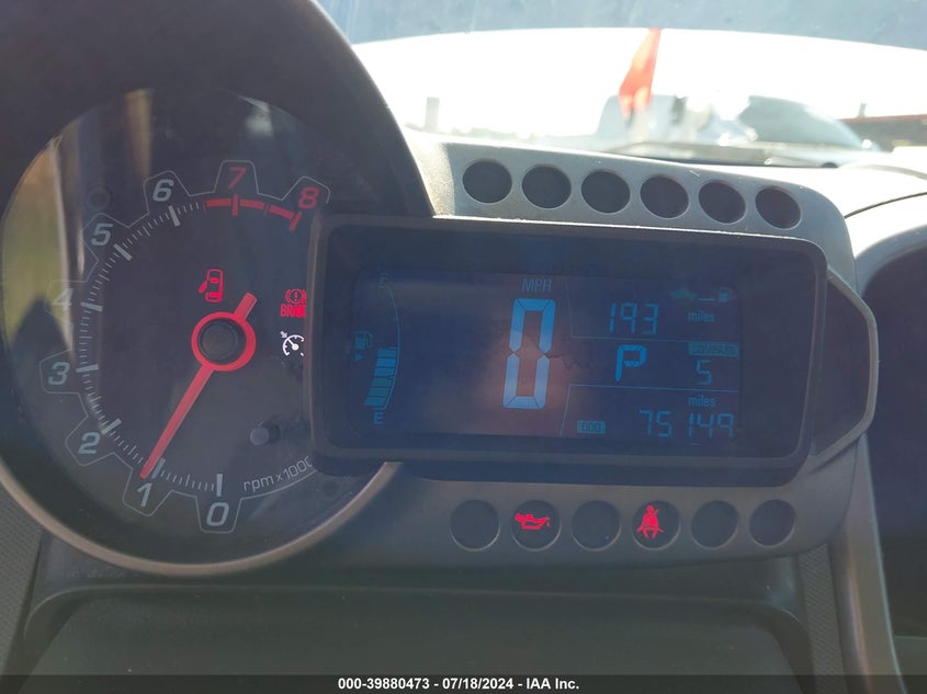 2014 Chevrolet Sonic Lt Auto VIN: 1G1JC6SH9E4102469 Lot: 39880473