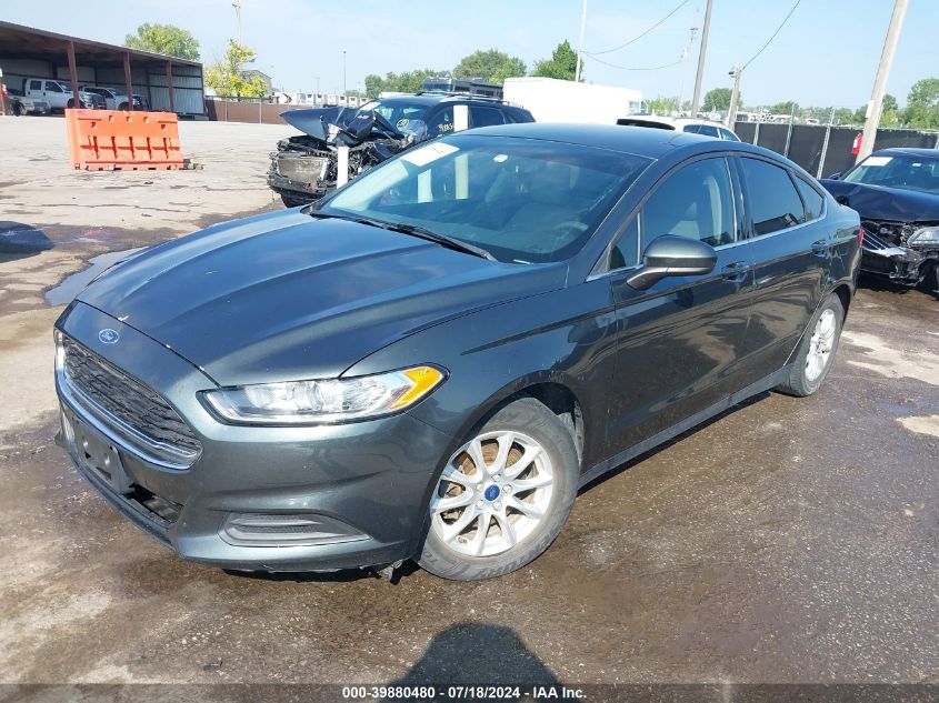 2015 FORD FUSION S - 3FA6P0G75FR224520