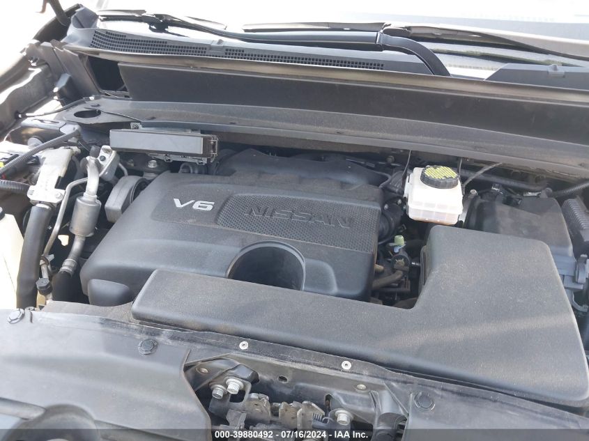 2017 Nissan Pathfinder Sv VIN: 5N1DR2MN1HC619947 Lot: 39880492