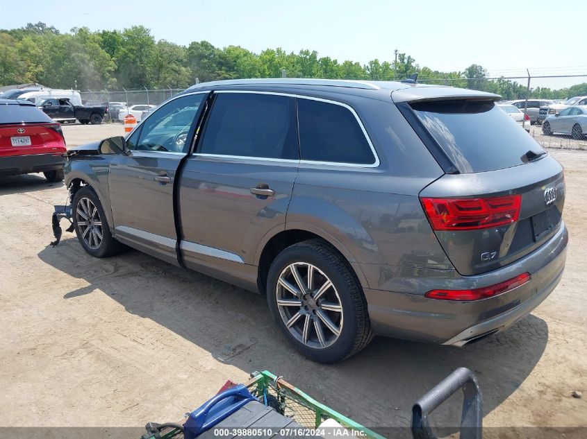 2019 Audi Q7 55 Premium VIN: WA1LAAF78KD021057 Lot: 39880510