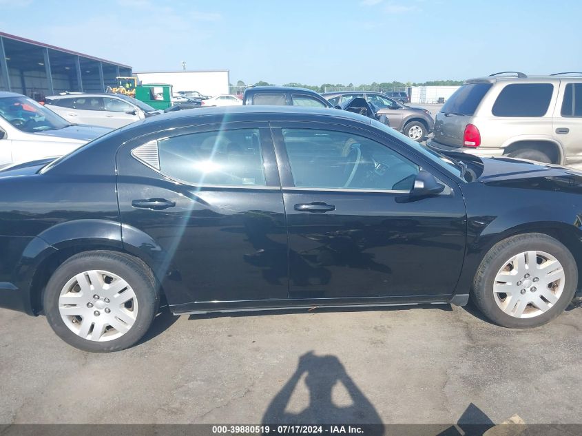 2013 Dodge Avenger Se VIN: 1C3CDZAB7DN632576 Lot: 39880519