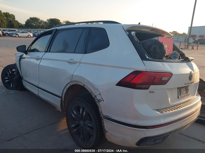 2022 VOLKSWAGEN TIGUAN 2.0L I-4 DI, DOHC, V(VIN: 3VVCB7AX1NM062783