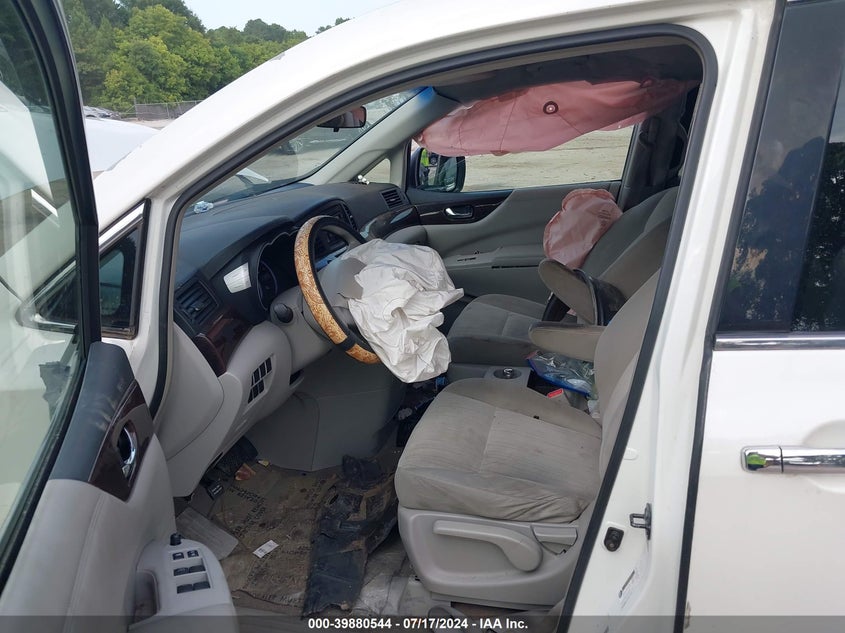2011 Nissan Quest S VIN: JN8AE2KP4B9012621 Lot: 39880544