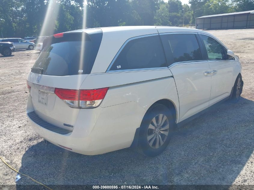 VIN 5FNRL5H65HB004692 2017 Honda Odyssey, Ex-L no.4