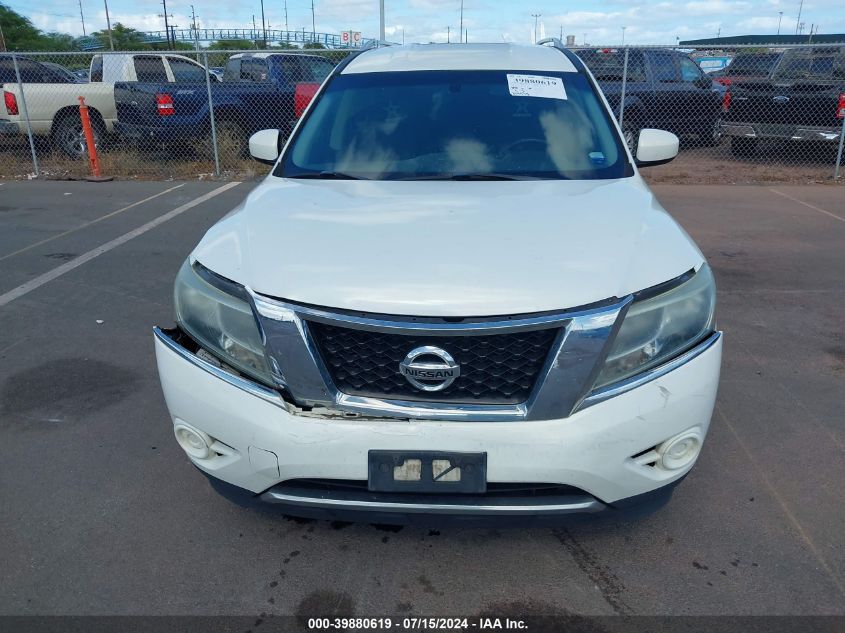 2014 Nissan Pathfinder Sv VIN: 5N1AR2MN8EC712091 Lot: 39880619