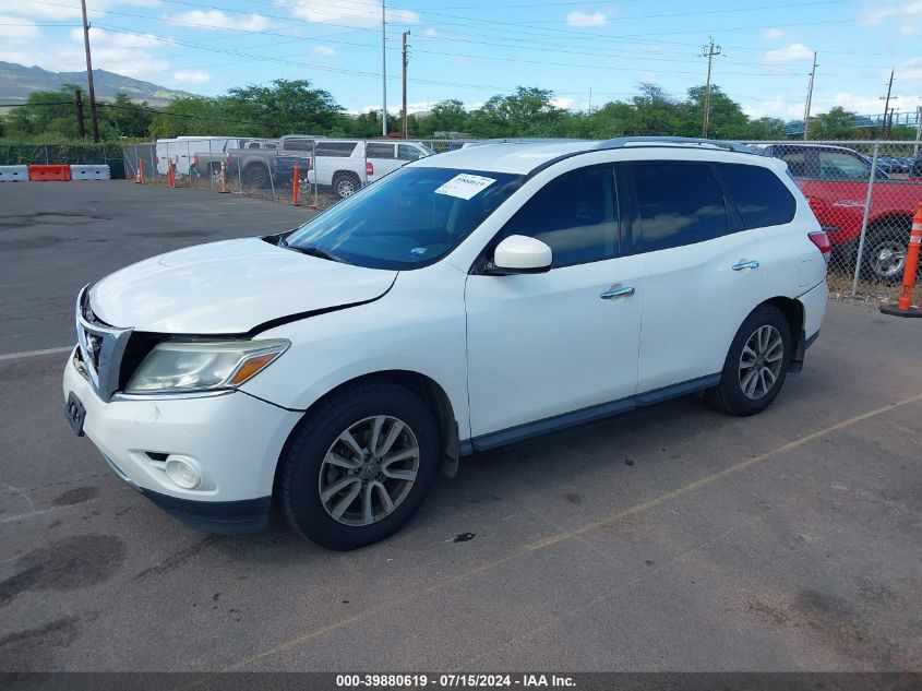 2014 Nissan Pathfinder Sv VIN: 5N1AR2MN8EC712091 Lot: 39880619