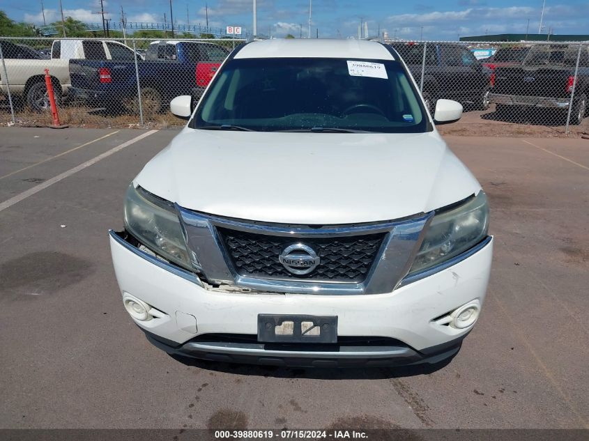 2014 Nissan Pathfinder Sv VIN: 5N1AR2MN8EC712091 Lot: 39880619