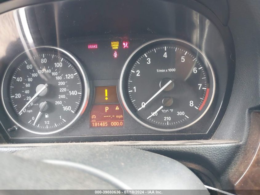 2007 BMW 328I VIN: WBAWB33597PV74107 Lot: 39880636