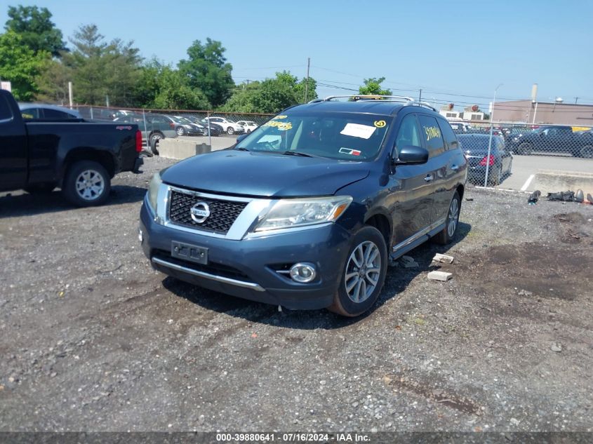 2014 Nissan Pathfinder S/Sv/Sl/Platinum VIN: 5N1AR2MM7EC638024 Lot: 39880641