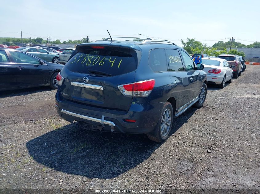 2014 Nissan Pathfinder S/Sv/Sl/Platinum VIN: 5N1AR2MM7EC638024 Lot: 39880641