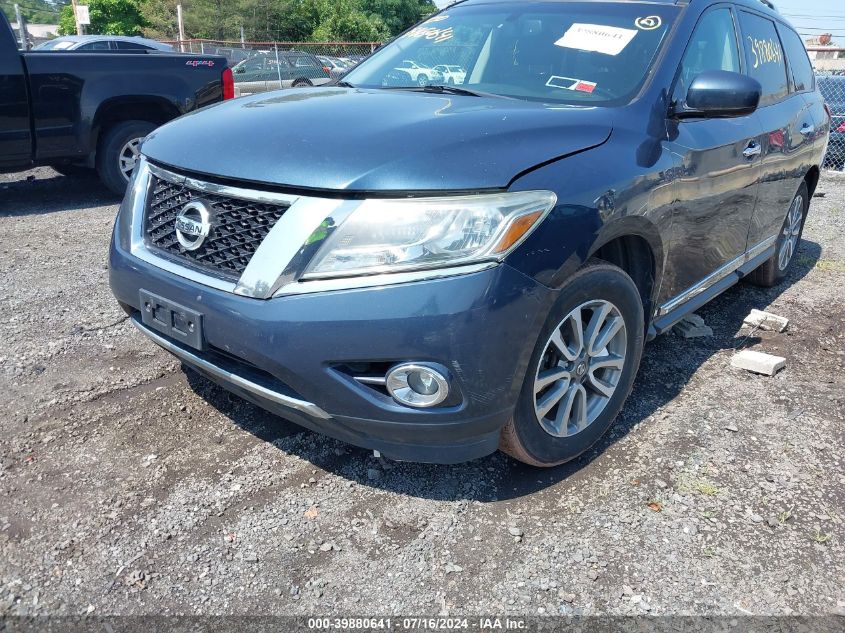 2014 Nissan Pathfinder S/Sv/Sl/Platinum VIN: 5N1AR2MM7EC638024 Lot: 39880641