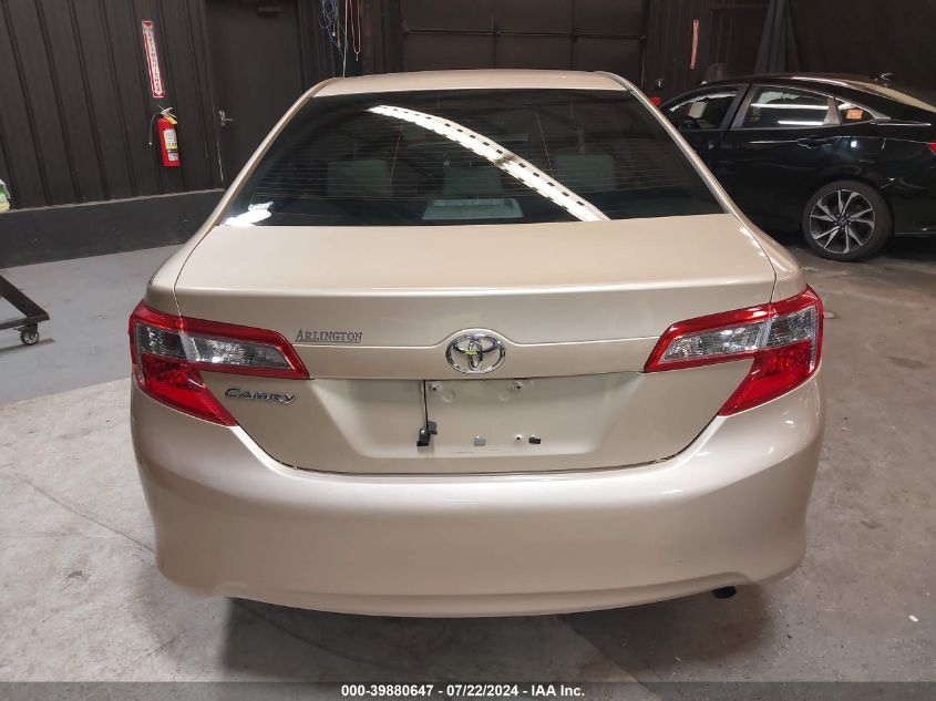 2012 Toyota Camry L VIN: 4T1BF1FK1CU614215 Lot: 39880647