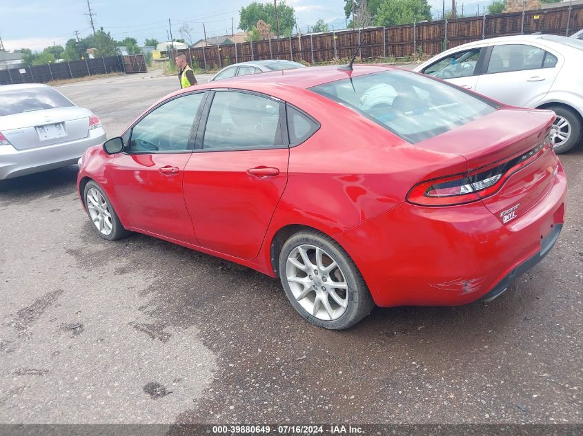 2013 Dodge Dart Rallye VIN: 1C3CDFBH4DD640643 Lot: 39880649