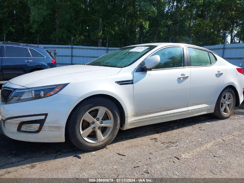 2015 Kia Optima Lx VIN: KNAGM4A70F5630941 Lot: 39880679