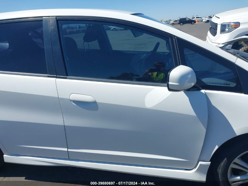 2010 Honda Fit Sport VIN: JHMGE8G47AS014523 Lot: 39880697