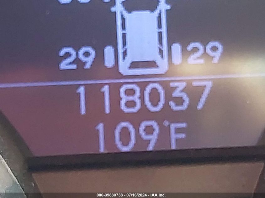 2010 Acura Zdx VIN: 2HNYB1H47AH500416 Lot: 39880738