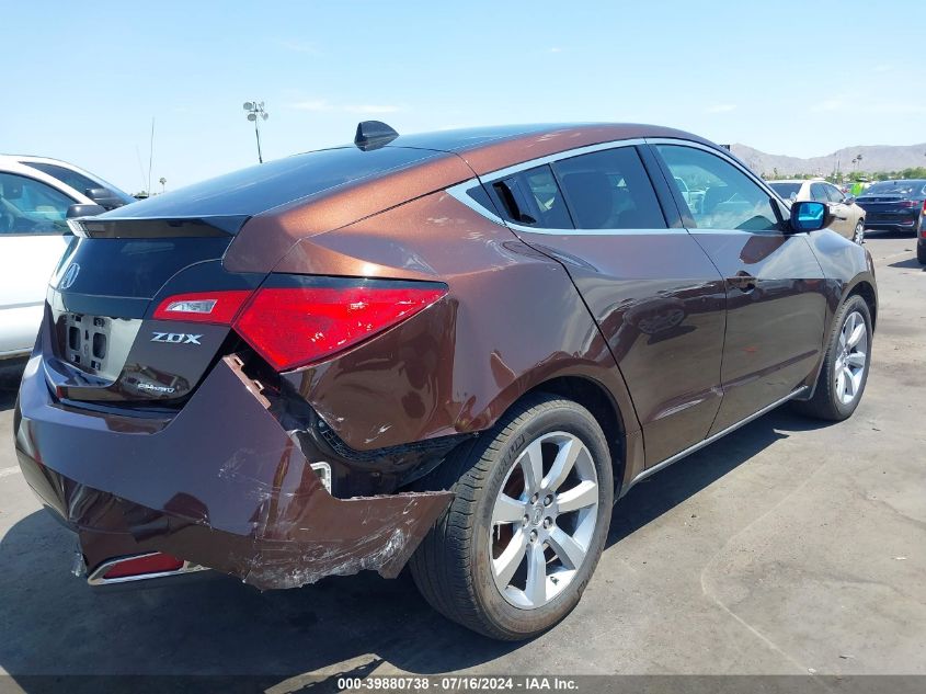 2010 Acura Zdx VIN: 2HNYB1H47AH500416 Lot: 39880738