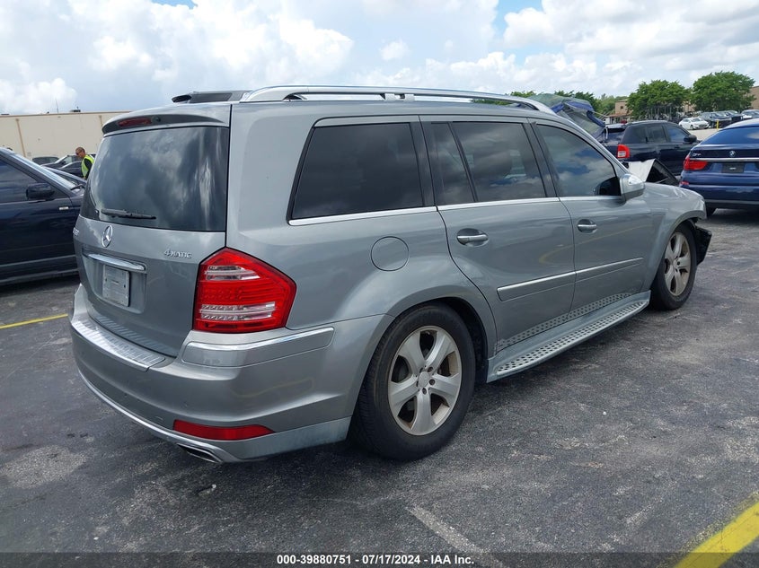 2010 Mercedes-Benz Gl 450 4Matic VIN: 4JGBF7BE4AA615540 Lot: 39880751