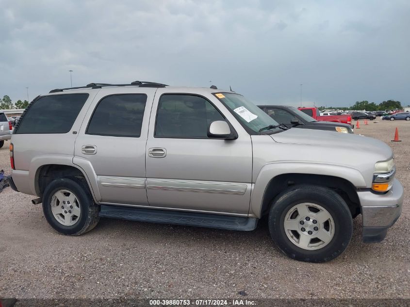 2005 Chevrolet Tahoe Lt VIN: 1GNEC13T85R125380 Lot: 39880753