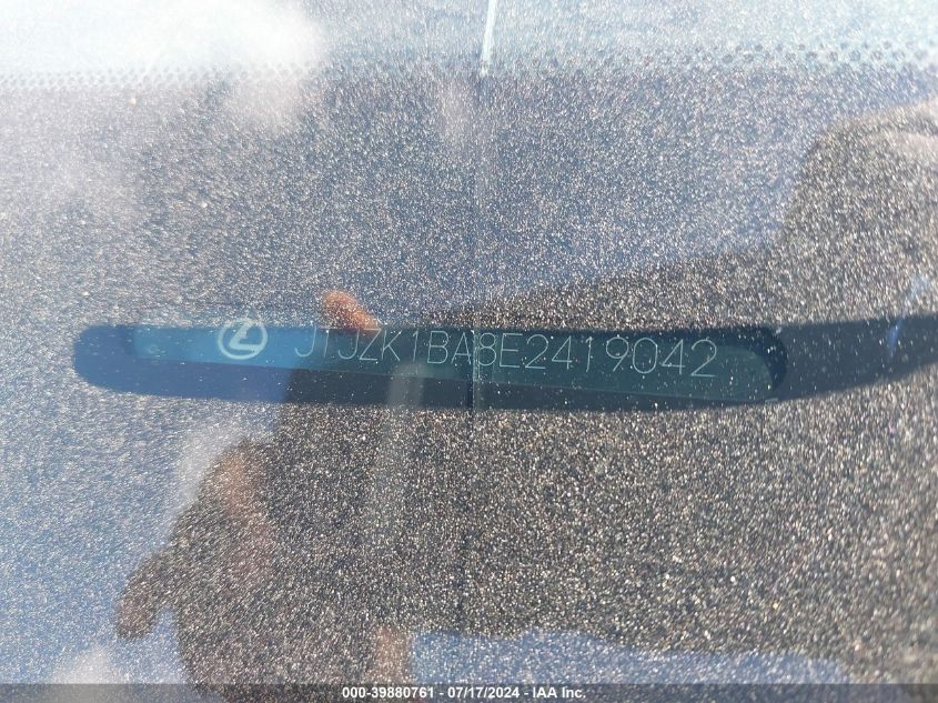 2014 Lexus Rx 350 VIN: JTJZK1BA8E2419042 Lot: 39880761