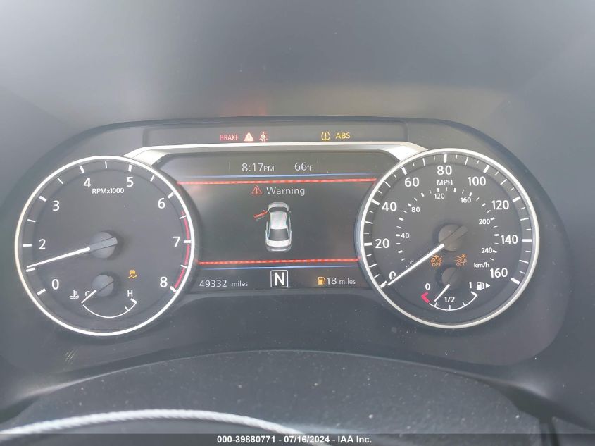 2020 Nissan Sentra Sr Xtronic Cvt VIN: 3N1AB8DV7LY266406 Lot: 39880771