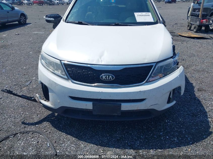 2014 Kia Sorento Lx VIN: 5XYKT3A60EG501637 Lot: 39880808