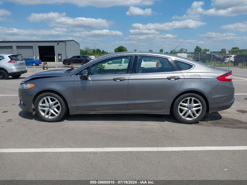 2013 Ford Fusion Se VIN: 3FA6P0HR4DR175839 Lot: 39880810