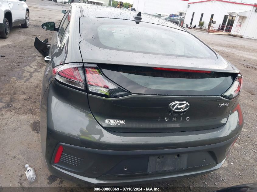 2022 Hyundai Ioniq Hybrid Limited VIN: KMHC05LC1NU272651 Lot: 39880869