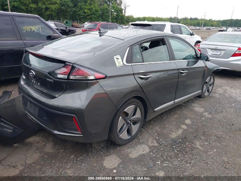 2022 Hyundai Ioniq Hybrid Limited VIN: KMHC05LC1NU272651 Lot: 39880869