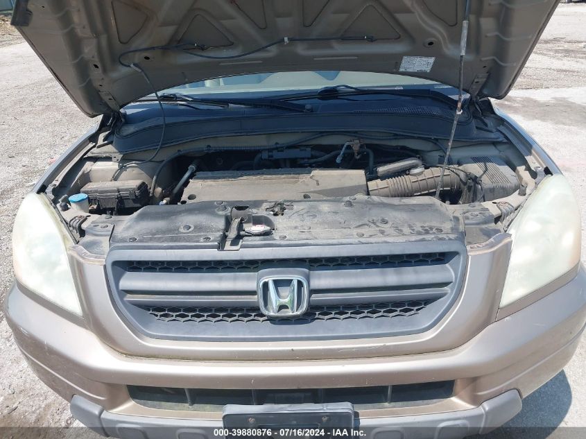 2004 Honda Pilot Ex-L VIN: 2HKYF18544H602156 Lot: 39880876